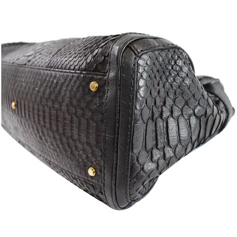 gucci python running tote|GUCCI Python Large GG Running Tote Black .